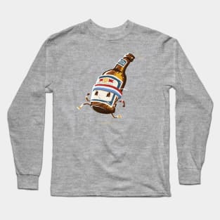 Beer Run ( Collaboration with Stacy Eyles) Long Sleeve T-Shirt